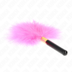 KINK - PIUME TICKLE IN METALLO ORO FUCSIA 18 CM - immagine 2