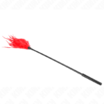 KINK - PIUME MULTIPLE ROSSE TICKLE 45 CM - immagine 2