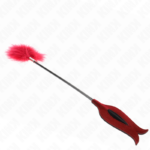 KINK - PIUME SOLLECITANTI CON PAGAIA A FORMA DI ROSA 8 CM - immagine 3