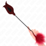 KINK - PIUME SOLLECITANTI CON PAGAIA A FORMA DI ROSA 8 CM - immagine 2