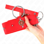 KINK - COLLANA DI DIAMANTI ROSSI CON CINTURA 65 CM REGOLABILE 35-51 CM X 7 CM - immagine 5