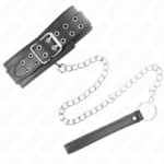 KINK - COLLANA CON CINTURINO 65 CM FIBBIE ARGENTO REGOLABILE 33-46 CM X 5,5 CM - immagine 5