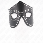 KINK - MASCHERA IN SIMILPELLE CON RIVETTI MODELLO 2 30 x 12 CM - immagine 3