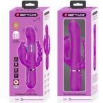 PRETTY LOVE - CAMMY VIBRATORE TRIPLO MULTIFUNZIONE 4 IN 1 ROSA - immagine 10