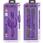 PRETTY LOVE - CAMMY VIBRATORE TRIPLO MULTIFUNZIONE 4 IN 1 VIOLA - immagine 9