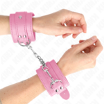KINK - RESISTENZA DA POLSO SEMPLICE ROSA REGOLABILE 20-23 CM X 5,5 CM - immagine 4