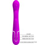 PRETTY LOVE - SHANIA VIBRATORE TRIPLO CONIGLIO MULTIFUNZIONE ROSA - immagine 5