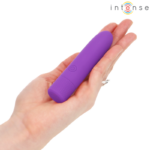 INTENSE - SYMONE BULLET VIBRANTE RICARICABILE USB 8 VIBRAZIONI VIOLA 10 X 2,2 CM - immagine 6