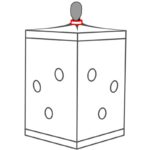 SECRET DOME - KINK CLUB CABIN SCANDALE NERO E ROSSO - immagine 8