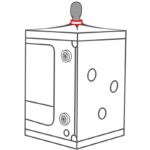 SECRET DOME - KINK CLUB CABIN SCANDALE NERO E ROSSO - immagine 9