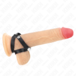 KINK - ANELLO PER PENE IN PELLE CON CHIUSURA A PRESSIONE 39 X 1 CM - immagine 3