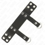 KINK - ANELLO PER PENE CON ANELLI A FORMA DI "D" 18,5 X 3,3 CM - immagine 4