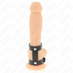 KINK - ANELLO PER PENE REGOLABILE IN PELLE DOPPIA - immagine 4