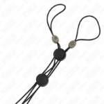 KINK - MORSETTI PER CAPEZZOLI CON ELASTICO NERO - immagine 2