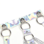 SUBBLIME - 953737 IMBRACATURA PETTORALE CON ANELLI E CATENE ARGENTO TAGLIA UNICA - immagine 9