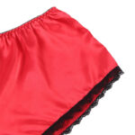 SUBBLIME - 953898 CAMICIA DA NOTTE IN SETA E PIZZO + SLIP ROSSO S/M - immagine 11