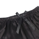SUBBLIME - 953935 VESTAGLIA DA NOTTE CASUAL IN SETA + PANTALONI IN PIZZO NERO S/M - immagine 5