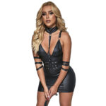 SUBBLIME - 954413 BODY BONDAGE IN PELLE NERO L/XL - immagine 3