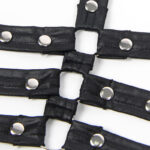 SUBBLIME - 954413 BODY BONDAGE IN PELLE NERO L/XL - immagine 6
