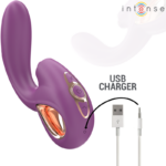 INTENSE - LALI VIBRATORE MULTIFUNZIONE PUNTO G TAPPING & THRUST & VIBRATION VIOLA - immagine 6