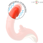INTENSE - PAULINA VIBRATORE E STIMOLATORE A FORMA DI U ROSSO - immagine 4