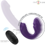 INTENSE - JILL DOPPIO VIBRATORE 20 CM VIOLA TELECOMANDO - immagine 3