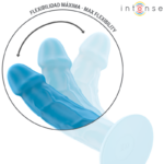 INTENSE - PHOEBE VIBRATORE REALISTICO 10 VIBRAZIONI TELECOMANDO BLU - immagine 4