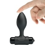 PRETTY LOVE - VIBRA BUTT 10 VIBRAZIONI PLUG ANALE NERO - immagine 4