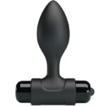 PRETTY LOVE - VIBRA BUTT 10 VIBRAZIONI PLUG ANALE NERO - immagine 2