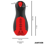 JAMYJOB - MASTURBATORE AUTOMATICO CORE-X 5 MODALIT? DI ASPIRAZIONE E VIBRAZIONE - immagine 3