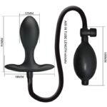 PRETTY LOVE - PLUG ANALE GONFIABILE NERO - immagine 6