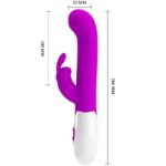 PRETTY LOVE - VIBRATORE CENTAUR CONIGLIO 30 MODALIT? DI VIBRAZIONE VIOLA - immagine 3