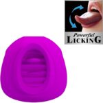 PRETTY LOVE - ESTELLE STIMOLATORE PER CLITORIDE LINGUA 12 VIBRAZIONI VIOLA - immagine 2