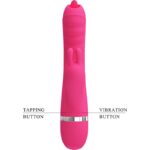 PRETTY LOVE - VIBRATORE MULTIFUNZIONE CONIGLIO PHOENIX ROSA - immagine 4