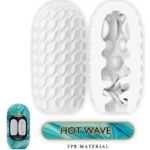 PRETTY LOVE - MASTURBATORE MASCHILE IN SILICONE HOT WAVE BIANCO - immagine 2