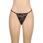 SUBBLIME - 954185 BABYDOLL IN PIZZO CON SPALLINE REGOLABILI NERO S/M - immagine 6