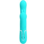PRETTY LOVE - CAMMY 4 IN 1 MULTIFUNZIONE VIBRATORE TRIPLE RABBIT BLU - immagine 2