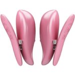 PRETTY LOVE - MORSETTI PER CAPEZZOLI CAILEY 10 VIBRAZIONI TELECOMANDO ROSA - immagine 3