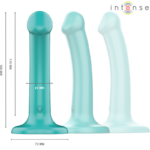 INTENSE - KATIE VIBRATORE CON VENTOSA 10 VIBRAZIONI TELECOMANDO BLU - immagine 2