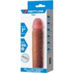 PRETTY LOVE - GUAINA PER PENE NILE CON ESTENSIONE 2,5 CM MULATTO - immagine 7
