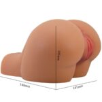 CRAZY BULL - VIBRATORE KYLIE ASS CON VAGINA E ANO REALISTICI E TELECOMANDO - immagine 7