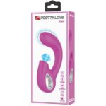 PRETTY LOVE - SIBEL SIBEL VIBRATORE PUNTO G + STIMOLATORE CLITORIDEO 10 VIBRAZIONI VIOLA - immagine 7