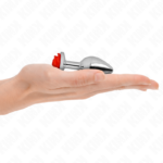 KINK - PLUG ANALE ROSA ROSSO TAGLIA S - immagine 2