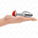 KINK - PLUG ANALE ROSA ROSSO TAGLIA L - immagine 3