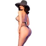 CHILIROSE - CR 4840 MICRO BIKINI NERO S/M - immagine 3
