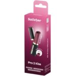 SATISFYER - PRO 2 KISS WAVE STIMOLATORE CLITORIDEO GRANATO / NERO - immagine 6