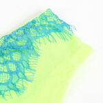 SUBBLIME - 955328 COMPLETO REGGISENO CON PIZZO E LINEE GIARRETRICI VERDE E BLU L/XL - immagine 9