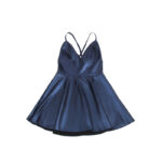 SUBBLIME - 955427 ABITO CON SPALLINE IN PELLE BLU L/XL - immagine 6