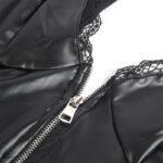 SUBBLIME - 955458 BODY IN PELLE NERA CON ZIP S/M - immagine 7