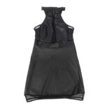 SUBBLIME - 955472 ABITO CON SCOLLO ALTO E TRASPARENZE NERO S/M - immagine 6